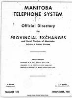 1951 Flin Flon Phone Book