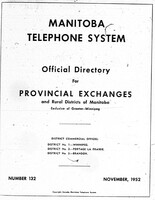 1952 Flin Flon Phone Book