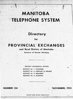 1953 Flin Flon Phone Book