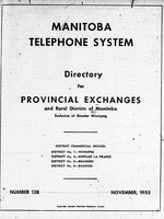 1955 Flin Flon Phone Book