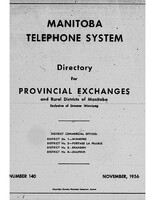 1956 Flin Flon Phone Book