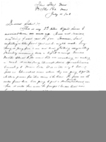 Dr. Guttormsson to his Wife dated at the Flin Flon Camp