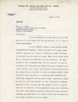 Webber to Green Concerning Dominion and Labout Relations