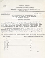 Queens University Department of Industrial Relation