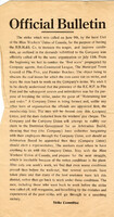 Bulletine of the Mine Workers Union