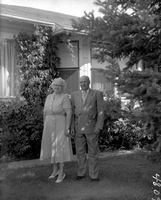 Mr & Mrs R W Davis. Island Falls