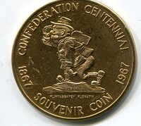 Flin Flon Canada Centennial Coin 1967a