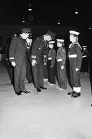 Lt. Col. McNeil stops to chat