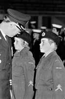 Lt. Col. McNeil inspects 2328 Army Cadet Corp. (1977)