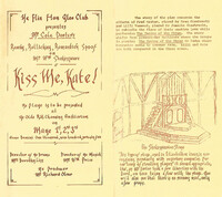1975 Kiss Me Kate Program Cover 