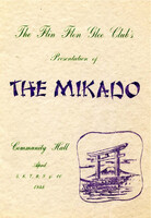 Program for "The Mikado" 1948