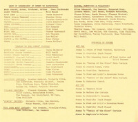 1975 Kiss Me Kate Program Page Two