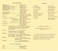 1975 Kiss Me Kate Program Page Three