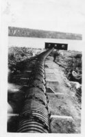 Cliff Lake Pump House Woodstave Pipe Line no date
