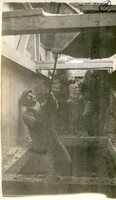 Bucket bein Hoisted out of No. 6 Section