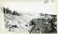  Foreground is backfilled Tunnel. Background shows open Timbered Ditch.