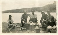  L-R Lou Hone, DB McGilvray,Dr Wright, Pete Mahoney, Jack Hone