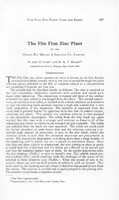 The Flin Flon Zinc Plant of HBM&S 