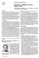 Impurities at HBM&S Flin Flon Copper Smelter 