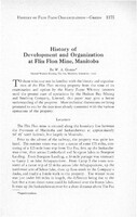 History of Development and Organization at Flin Flon Mine Manitoba 