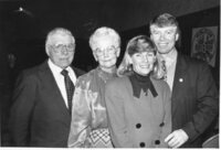 Cliff & Yvonne Clarke, Sandy & Bobby Clarke
