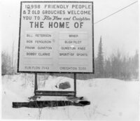 Sign At Alexander's Auto Ranch