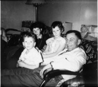 Grace, Gloria and Vic Harrison with our Uncle Ken Harrison.