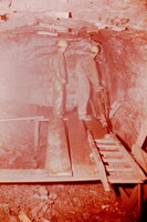 Jackleg Drilling Taking A Breast In Stope 1975