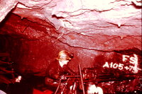 Underground Diamond Drill In Stope 1975