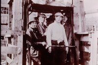 W Gillis Taking MLAs Underground Sept 1920