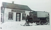 Snowmobile Operated Between The Pas and Flin Flon 1928-1929 