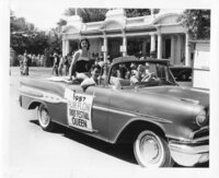 Queen Leda St. Godard in Brandon Parade 1957