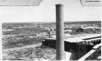 View of Construction Era Flin Flon from the Smelter Stack C 1930