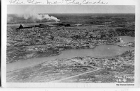 Flin Flon Looking West oveer Channing Drive C 1940
