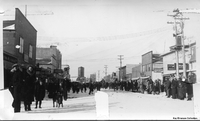Main Street in the thirties Dog Racing