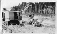 Drag Line Loading a Truck