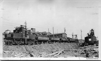 Lake Bottom Mud Removal to Access Open Pit- Pilot Mill in Backgroun C 1929