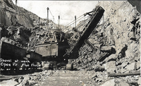 The Marion 4160 Shovel working in the Open Pit 1930's