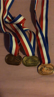 Medals from the Norman Region Skating Competition 1965