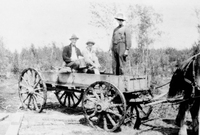 Flin Flon First Taxi Service 1927