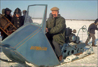 One of the first Snowmobiles in Flin Flon