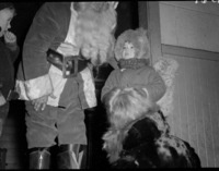 Santal Claus visits Island Falls