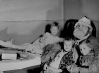 Santal Claus visits Island Falls