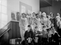 Santal Claus visits Island Falls
