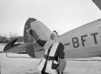 Santal Claus visits Island Falls