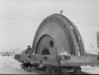 Island Falls Unit 7 Freight Haul and Installation 1957