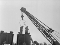 Island Falls Unit 7 Freight Haul and Installation 1957