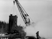 Island Falls Unit 7 Freight Haul and Installation 1957