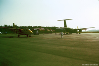 Flin Flon Airport Activity During Snow Lake Evacuation From Fire 1989 