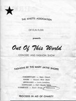 Out Of This World Concert Programme